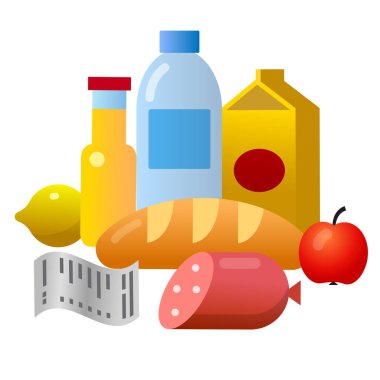 Süt ürünlerinin çizimi