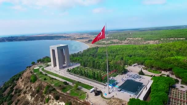 Çanakkale Şehitleri Anıtı — Stok video