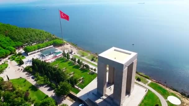 Il Memoriale dei Martiri di Canakkale — Video Stock