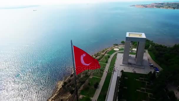 Il Memoriale dei Martiri di Canakkale — Video Stock