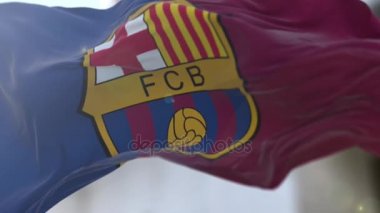 İspanyol futbol kulübü'nün hareketli bayrak