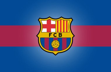 FotbolFC Barcelona log clipart