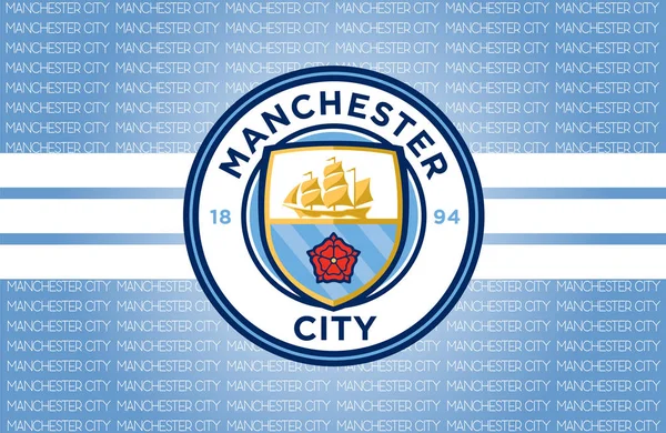 Logo del Manchester City F.C.. — Archivo Imágenes Vectoriales