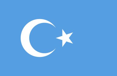 Doğu Türkistan bayrağı.