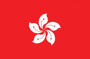 Hong Kong bayrağı.