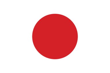 İnanılmaz Japon bayrağı vektör. 