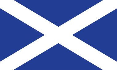 Nice Scottish flag. clipart