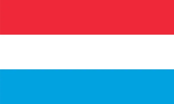 Bandeira incrível de Luxemburg —  Vetores de Stock