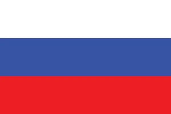 Increíble bandera de Rusia vector . — Vector de stock