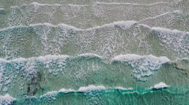 Dünyanın en iyi plajının muhteşem hava manzarası..