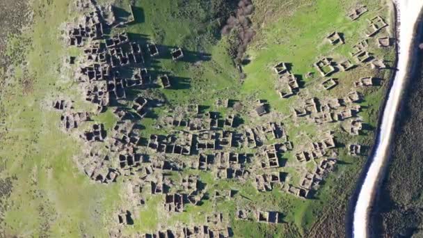 Villaggio Abbandonato Sazak Karaburun Izmir Turchia — Video Stock