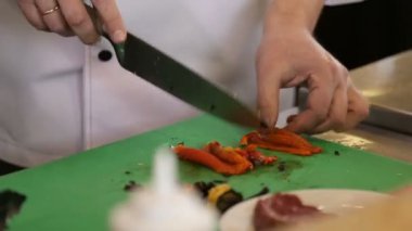 Aşçı şirin kırmızı biber