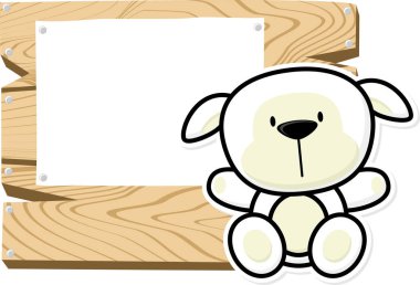 sevimli koyun ve işaret kurulu