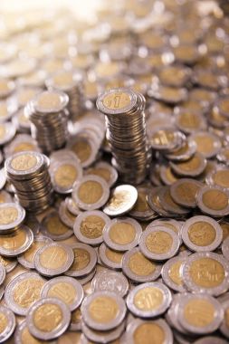 Meksika peso tasarruf arka plan