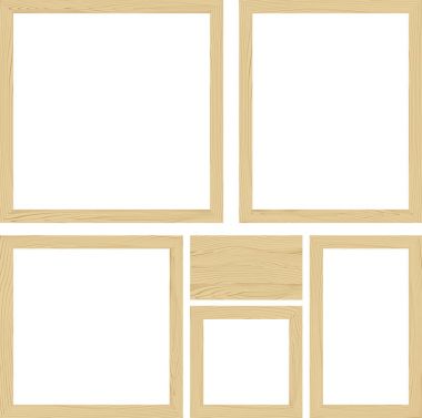 ahşap çerçeve kümesi