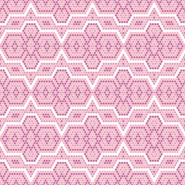 Meksika huichol sanat tarzından esinlenmiş boncuklu el sanatından esinlenilmiş soyut, renksiz desenlerin vektör çizimi. Döşeme yapılabilir