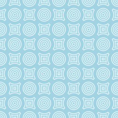 Geometrik yuvarlak şekil seamless modeli. Daireler ve rhombus