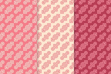 Geometrik seamless modeli. Renkli arka plan