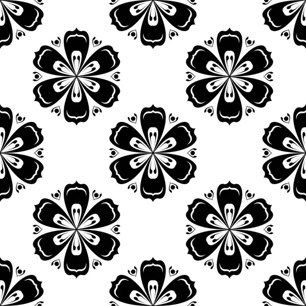 Floral seamless pattern. Abstract background — Stock Vector