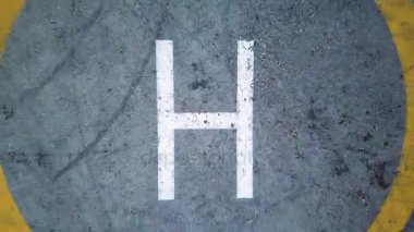 Helikopter pisti kalkış