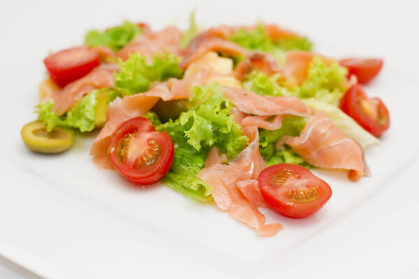 Salmon salad picture