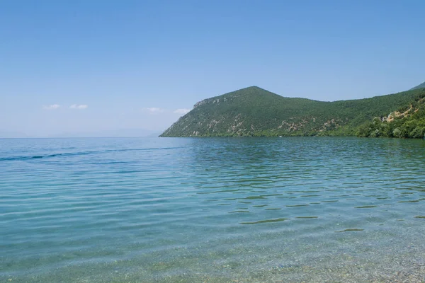 Meer van Ohrid, Macedonië — Stockfoto