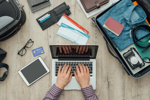 Preparando-se para uma viagem — Fotografia de Stock