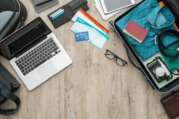 Getting ready for a trip — Stock Photo, Image