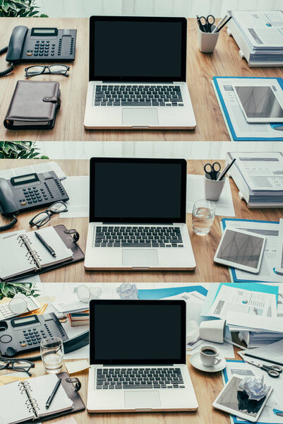 Набор рабочих столов и типов рабочих мест
