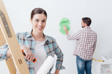 Makyaj ve yenileme ev concept