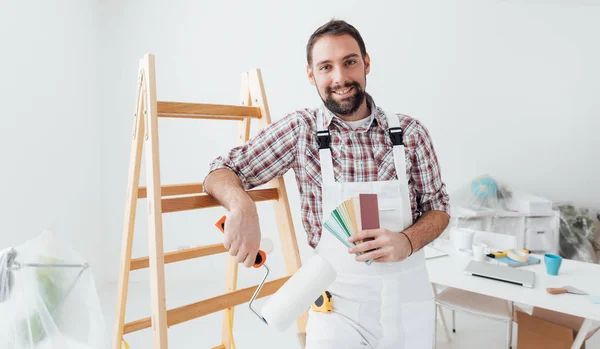 Renovação da casa e conceito de decoração — Fotografia de Stock