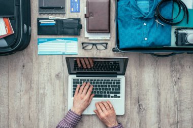 Gezgin yolculuk için hazır Başlarken