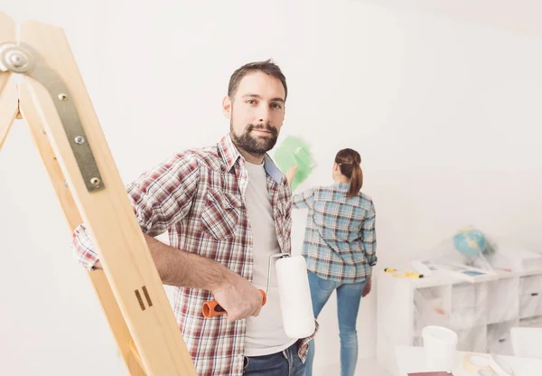 Inicio cambio de imagen y concepto de renovación — Foto de Stock