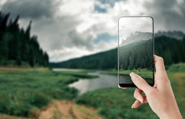 Dolomites turist alarak resmi