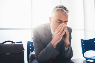 Depresif işadamı vurguladı 