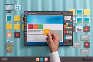 Web tasarımcı taslak web şablonları