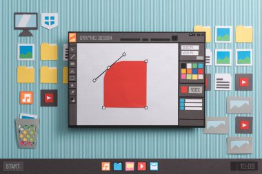 Grafik tasarım ve yazılım arayüzü