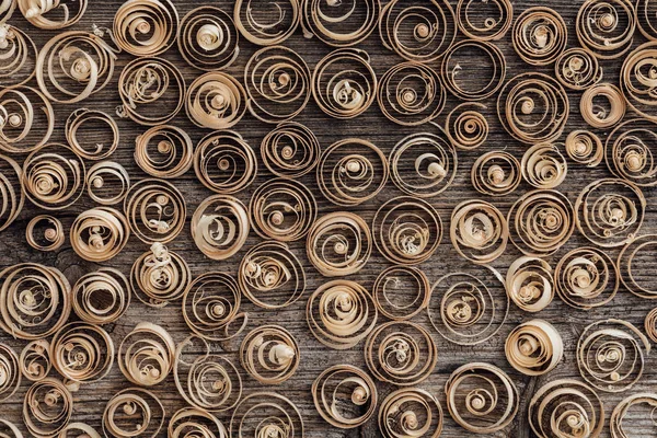 Aparas de madeira aparas — Fotografia de Stock