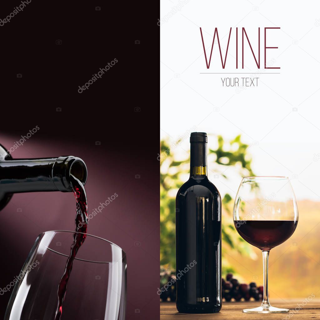 Wine tasting and winemaking poster