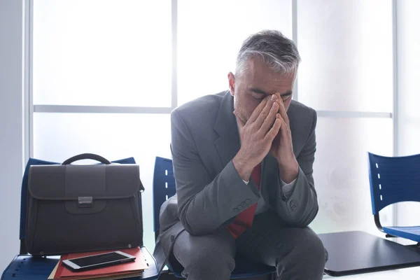 Conceito de desemprego e de insucesso empresarial — Fotografia de Stock