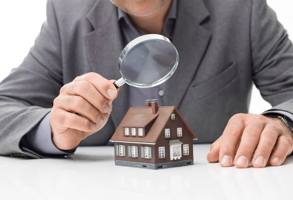 House inspection and real estate concept — Stock Photo, Image