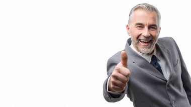Yaşasın vererek kurumsal iş adamı