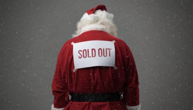 Sold out Santa clipart