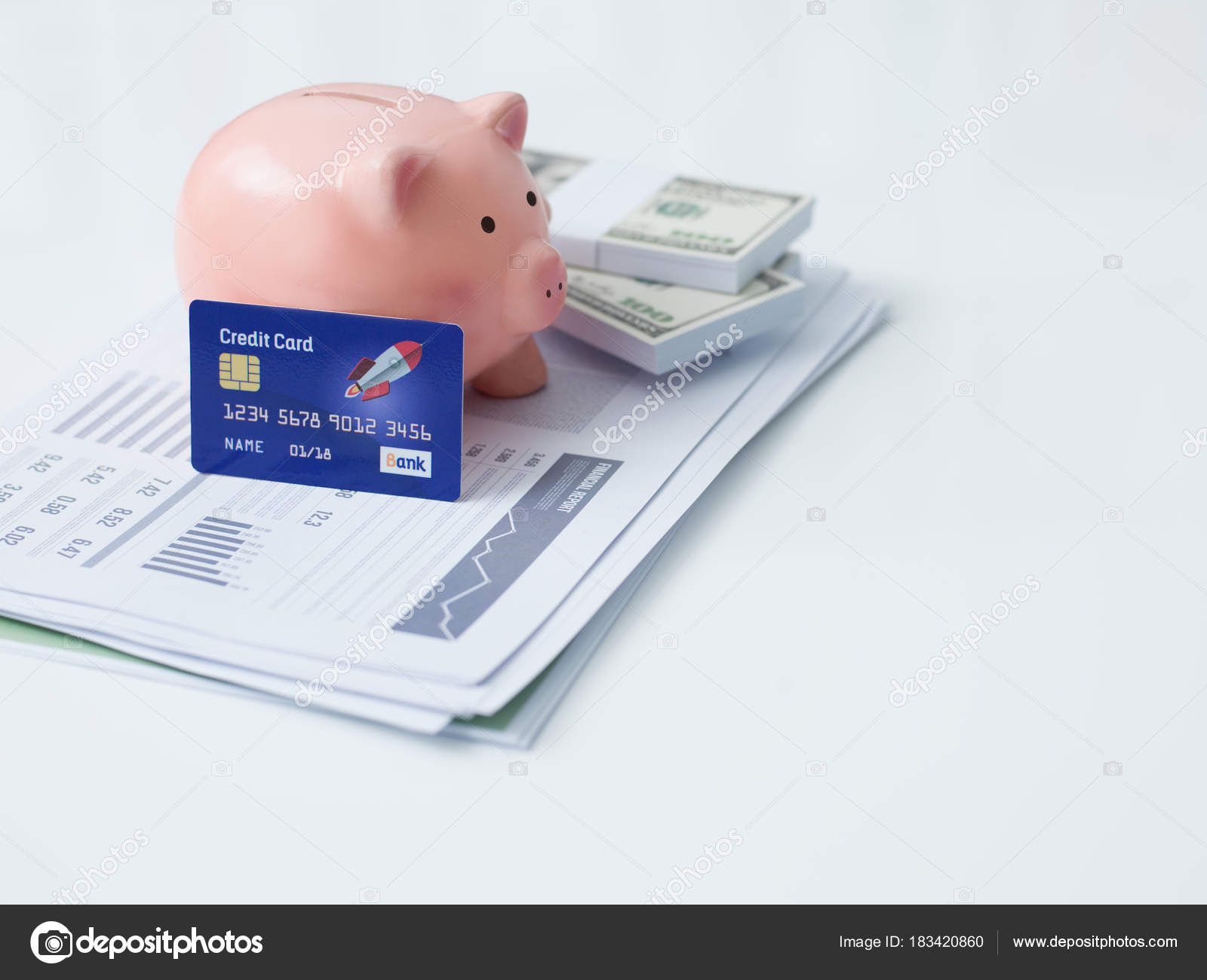 Investments And Bank Deposit Concept Stock Photo Image By C Stokkete 183420860
