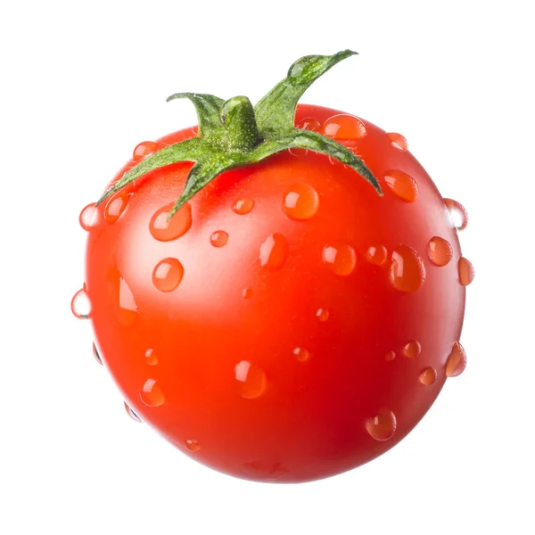 Czerwony świeżych pomidorów soczystych — Zdjęcie stockowe