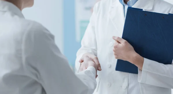 Professional doctors meeting in office — Stock Photo, Image