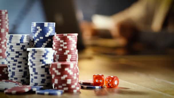 Casinò online e giochi d'azzardo — Video Stock