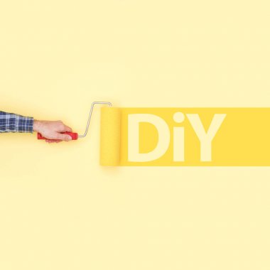 Dekoratör resim DIY bir duvar