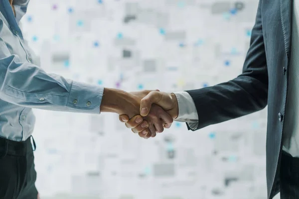 Business partners shaking hands — Stock Photo, Image