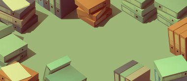 İş masaüstündeki dizin yığınları